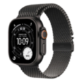 Apple Watch Ultra 3 GPS + LTE, 49mm Black Titanium Case with Black Titanium Milanese Loop - Medium (MF1Q4)