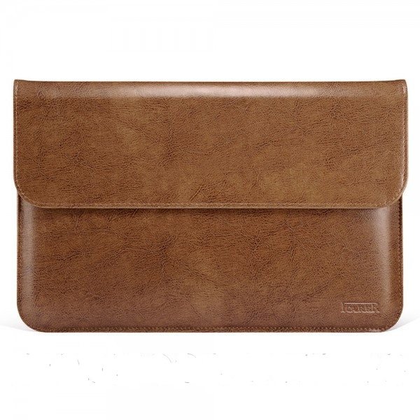 Чохол-сумка for MacBook 13" iCarer Genuine Leather Case Brown 