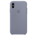 iPhone XS Silicone Case - Lavender Gray