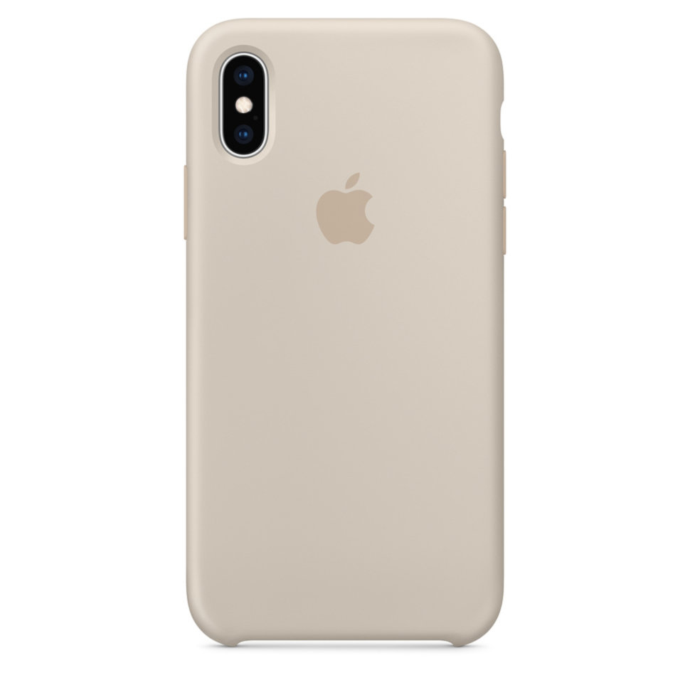 iPhone XS Silicone Case - Stone