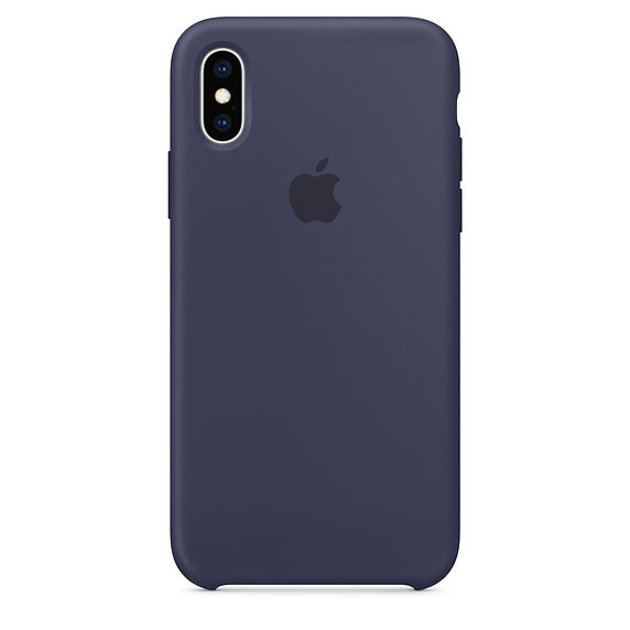 iPhone XS Silicone Case - Midnight Blue