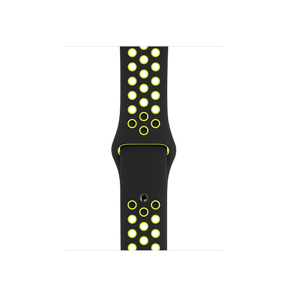 40mm Black/Volt Nike Sport Band – S/M & M/L