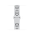 44mm Pure Platinum/Black Nike Sport Band - S/M & M/L 