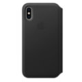 iPhone XS Leather Folio - Black 
