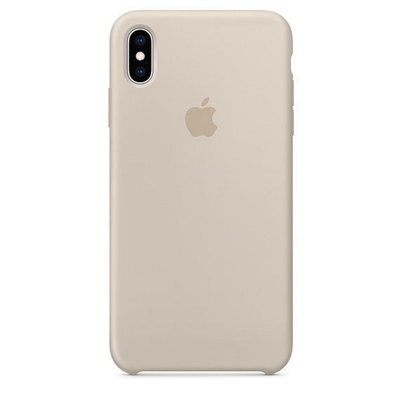 iPhone XS Max Silicone Case - Stone 