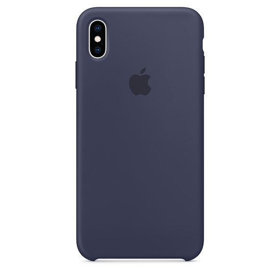 iPhone XS Max Silicone Case - Midnight Blue 