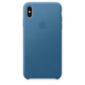 iPhone XS Max Leather Case - Cape Cod Blue 