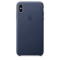 iPhone XS Max Leather Case - Midnight Blue 