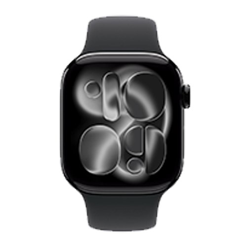 Apple Watch Series 11 GPS, 42mm Space Gray Aluminum Case with Black Sport Band (S/M) (MEQW4)