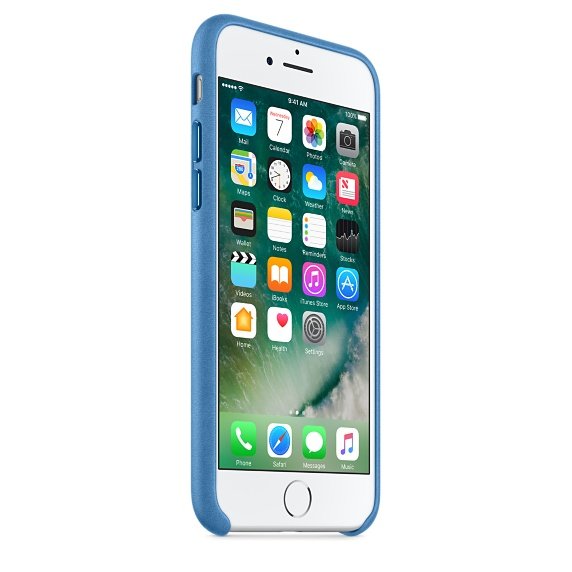 iPhone 7 Leather Case - Sea Blue (Original)