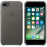 iPhone 8 / 7 Leather Case - Charcoal Gray (Original)