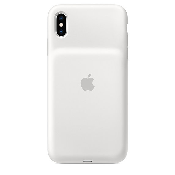 iPhone XS Max Smart Battery Case - White 